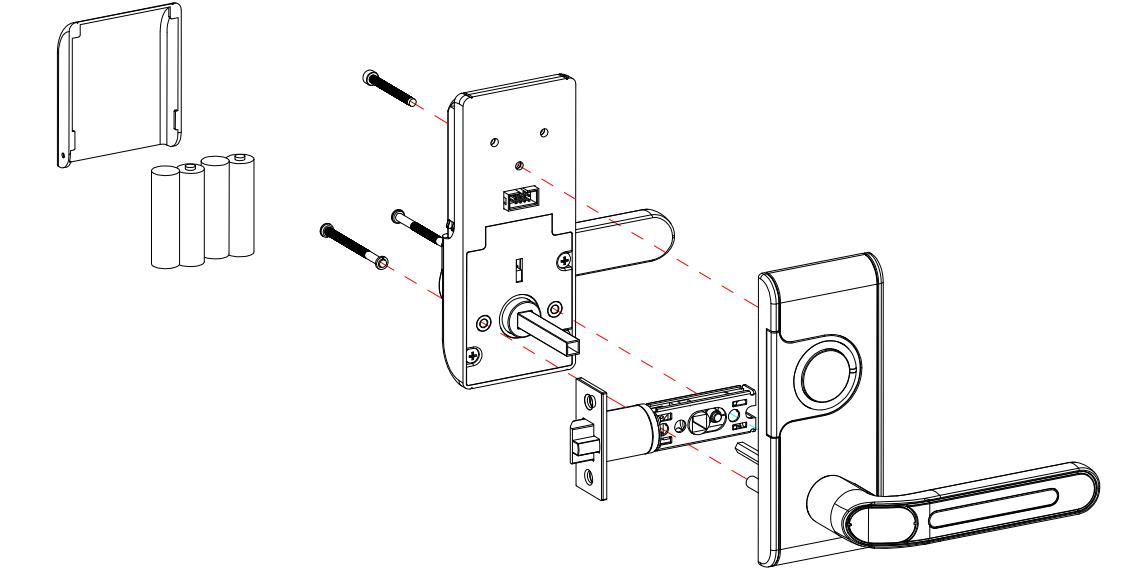 LEL2 hotel lock, DIY lock installation