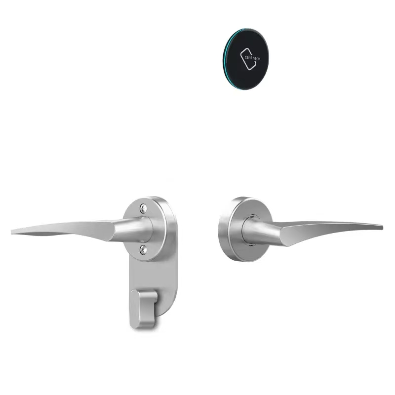  pseudo-floating sensor reader for replacing vingcard lock,silver finish color
