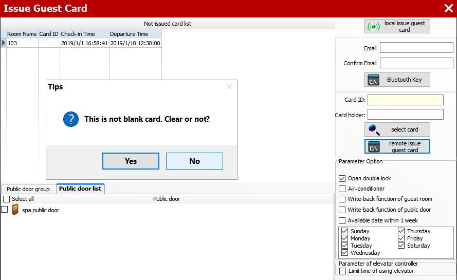 to issue local RFID card