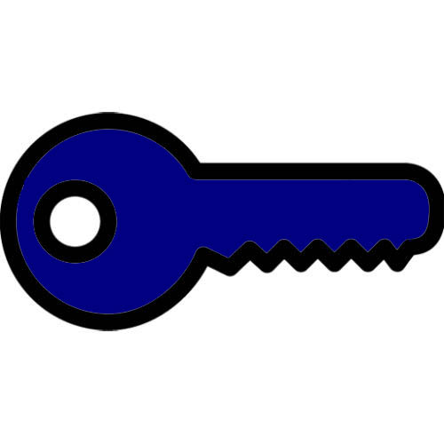 can open by metal key