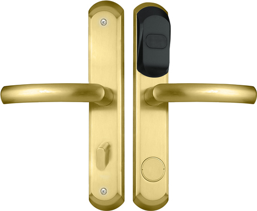 N3 elegant hotel lock / European profile card lock gold finish
